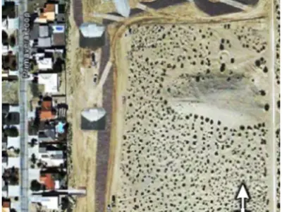 aerial view of project