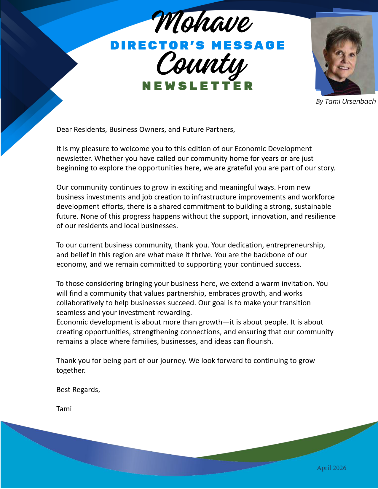 April 2026 Newsletter