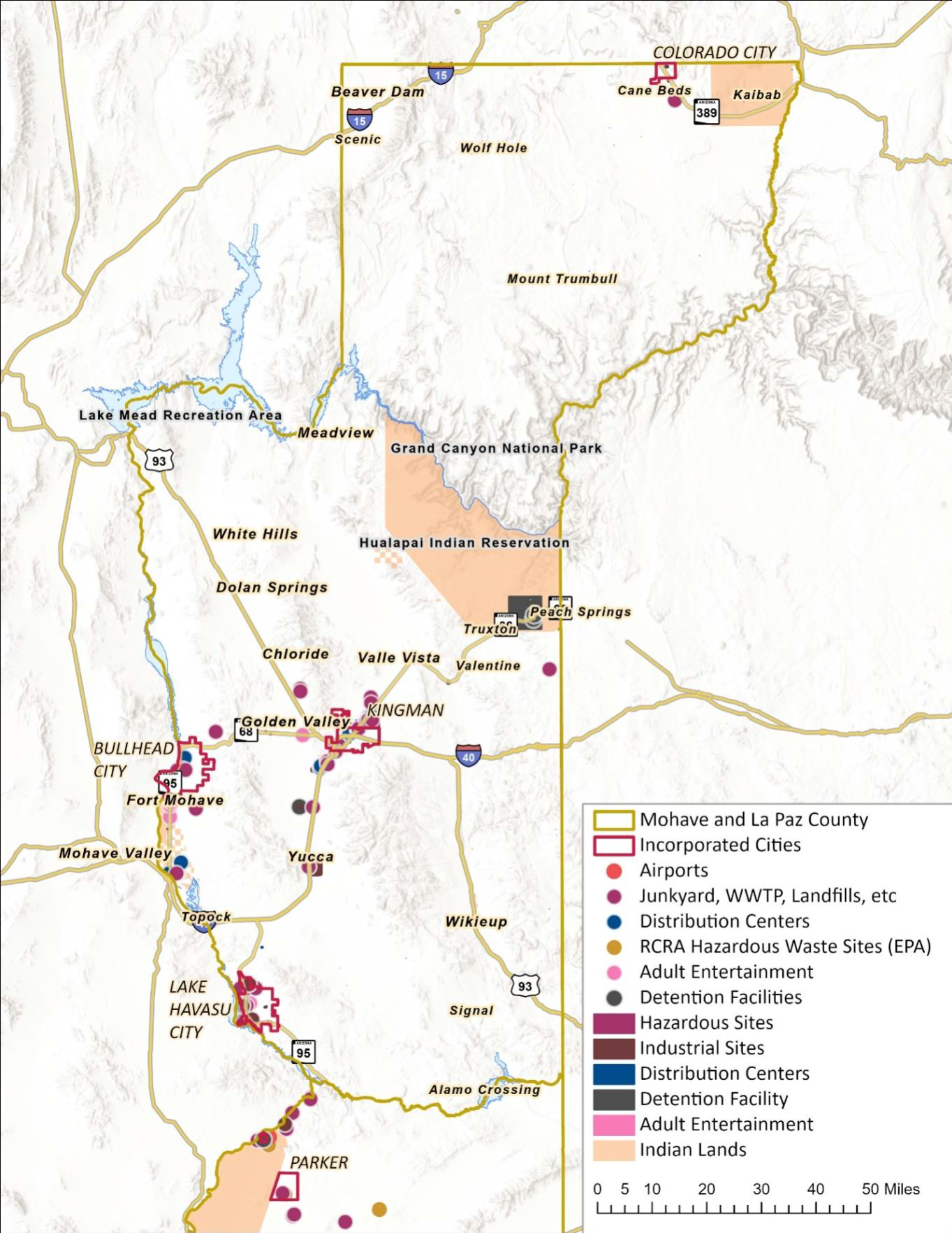 depicts areas to avoid for addressing LIHTC developments