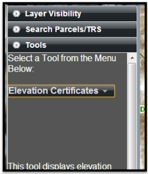 FEMA elevation certificates tool