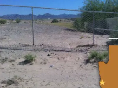 desert view and map of school location within county