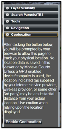 FEMA map viewer geolocation component