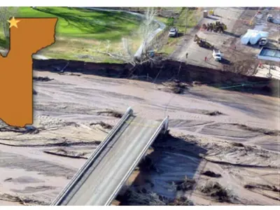 beaver dam bridge image and map