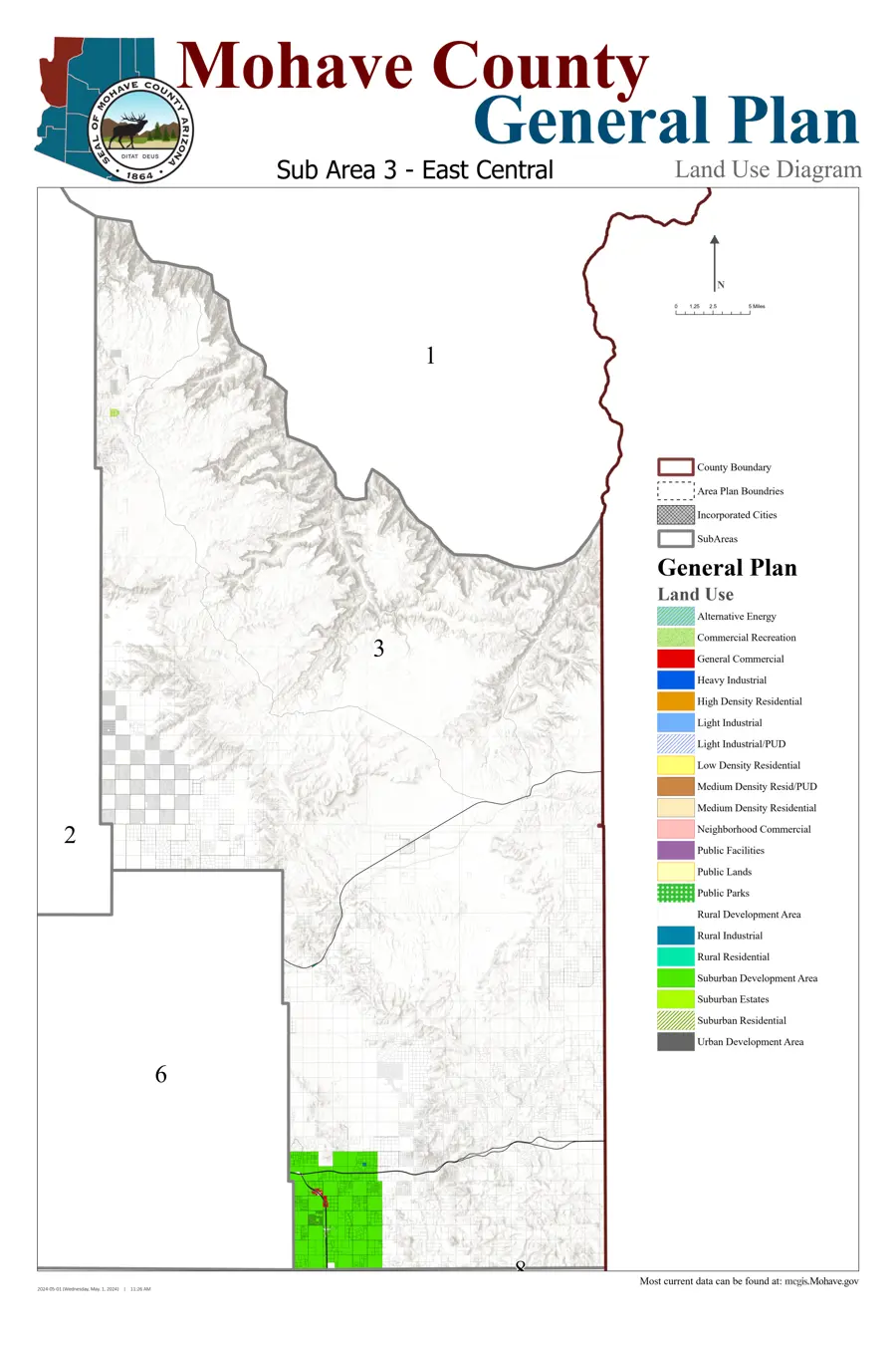 Sub Area 3 East Central map