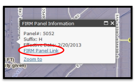 FIRM panel link circled