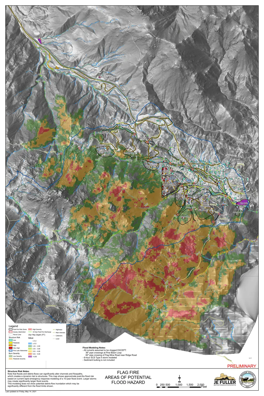 areas of potential flood hazards map